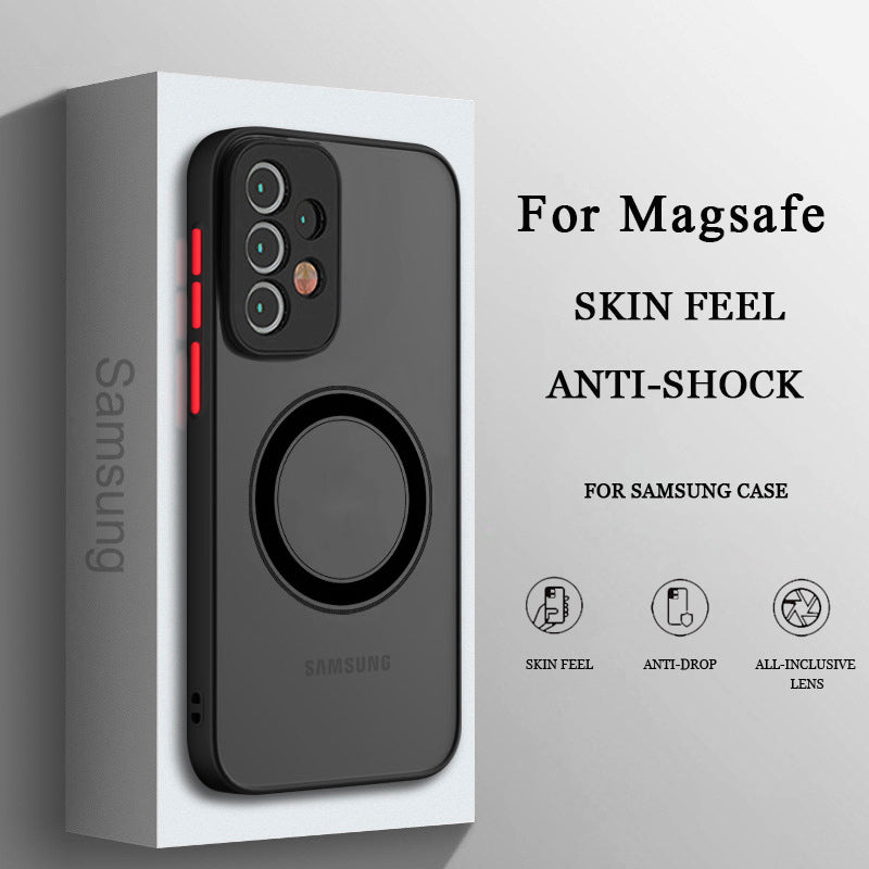 For Samsung Galaxy S24 Plus Ultra Shockproof Matte MagSafe Magnetic Case Cover